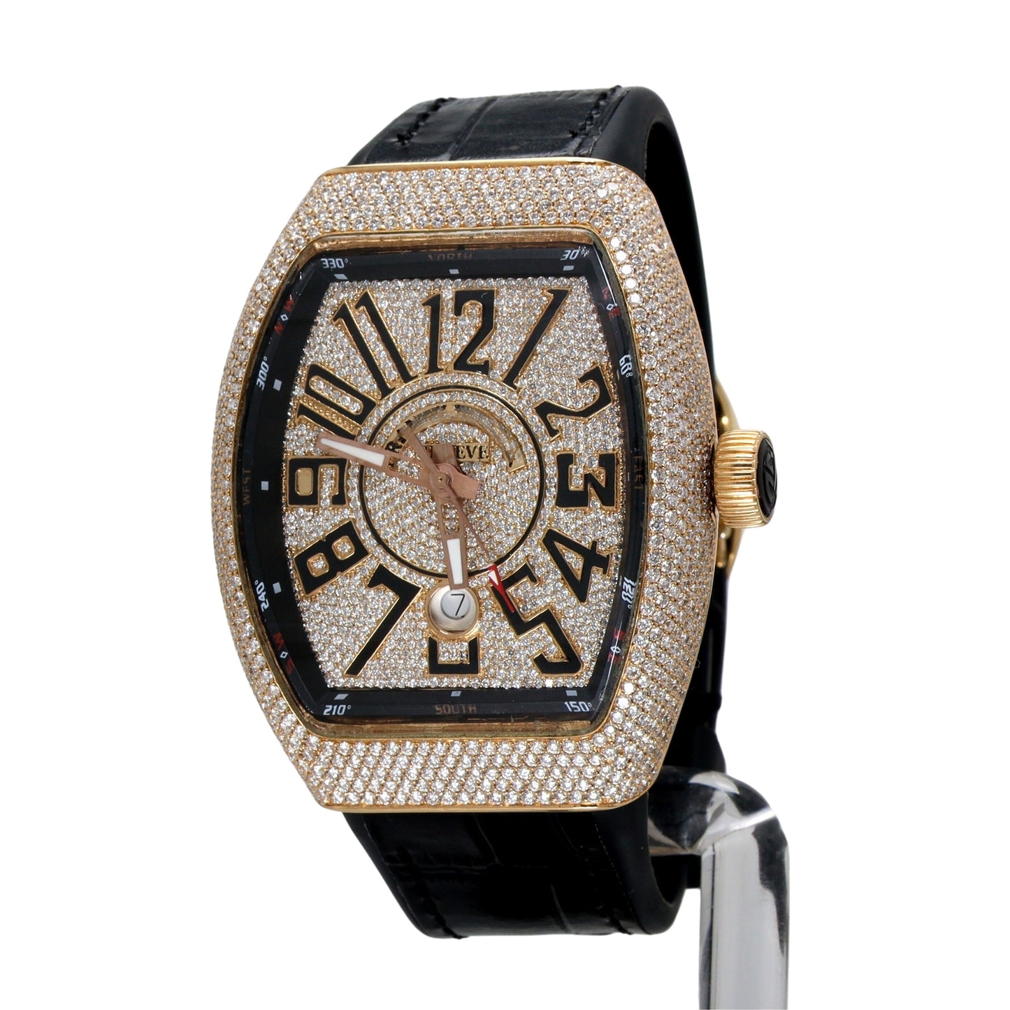 18K Rose Gold Diamond Watch - Ulight Jewels