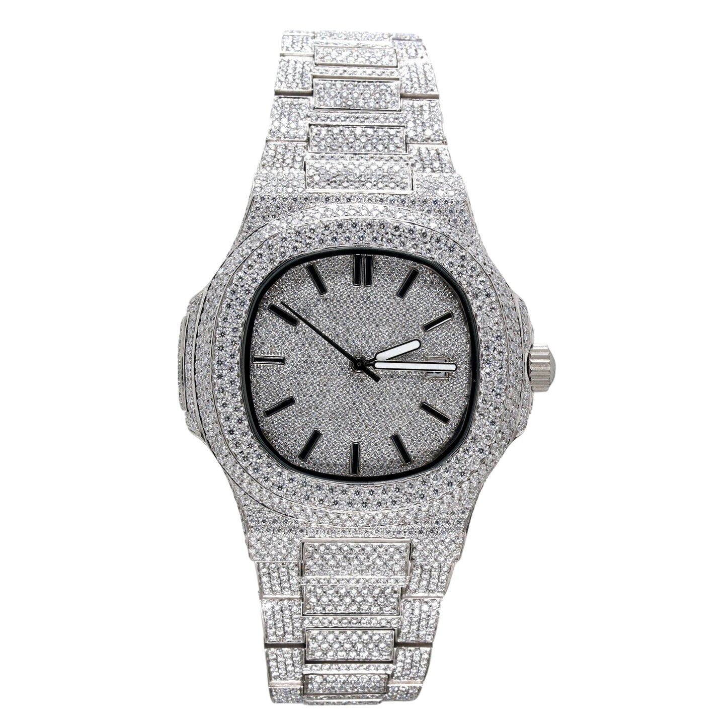 High Quality Automatic Movement Diamond Studded Watch - Ulight Jewels