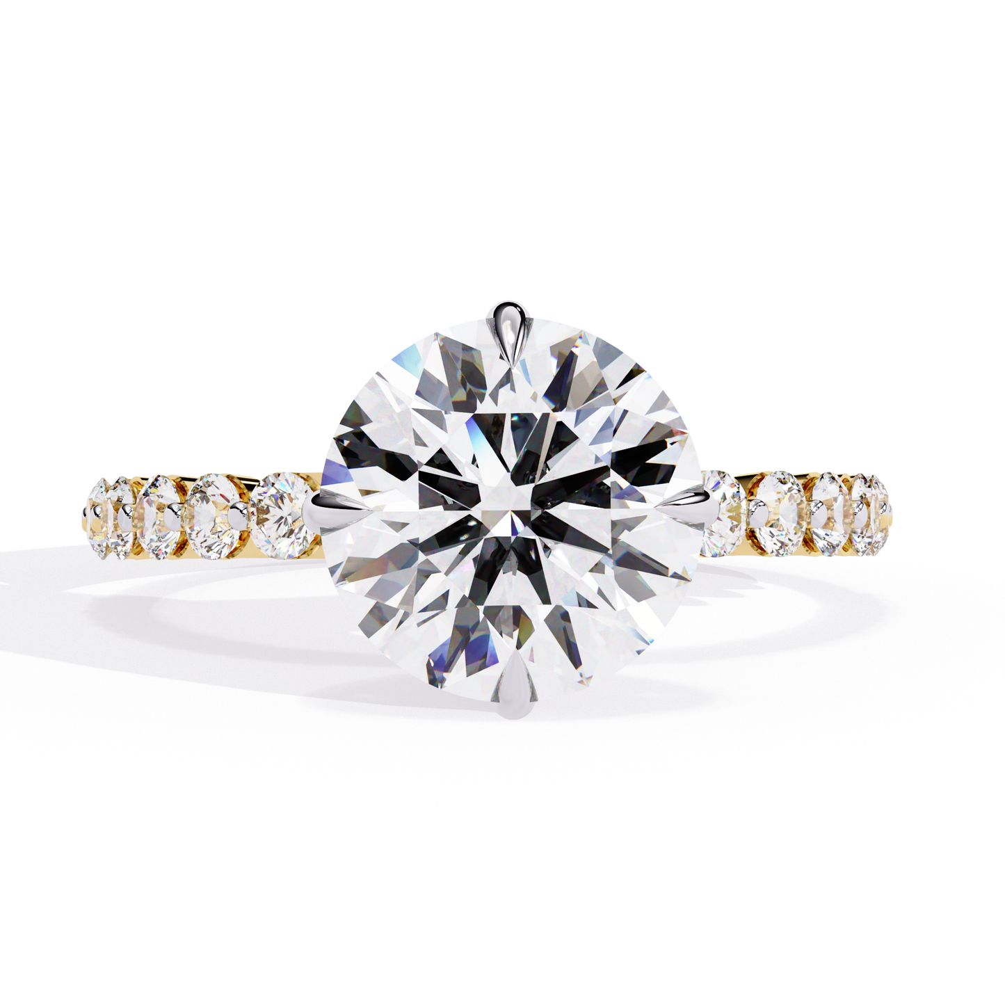 2.00 CT Round Cut Diamond Engagement Ring
