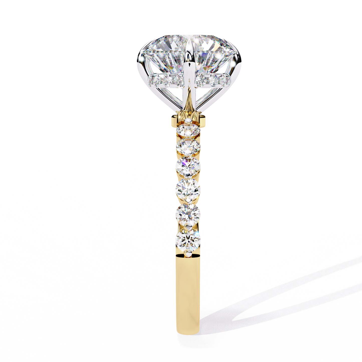 2.00 CT Round Cut Diamond Engagement Ring