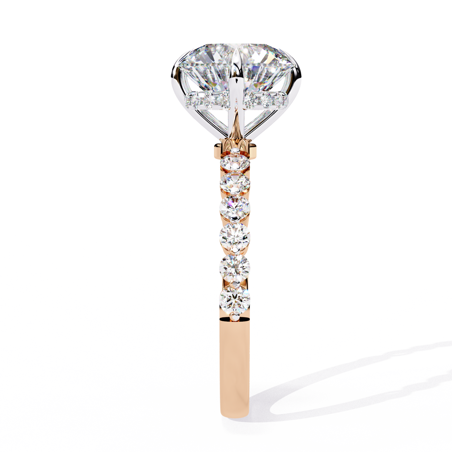 2.00 CT Round Cut Diamond Engagement Ring