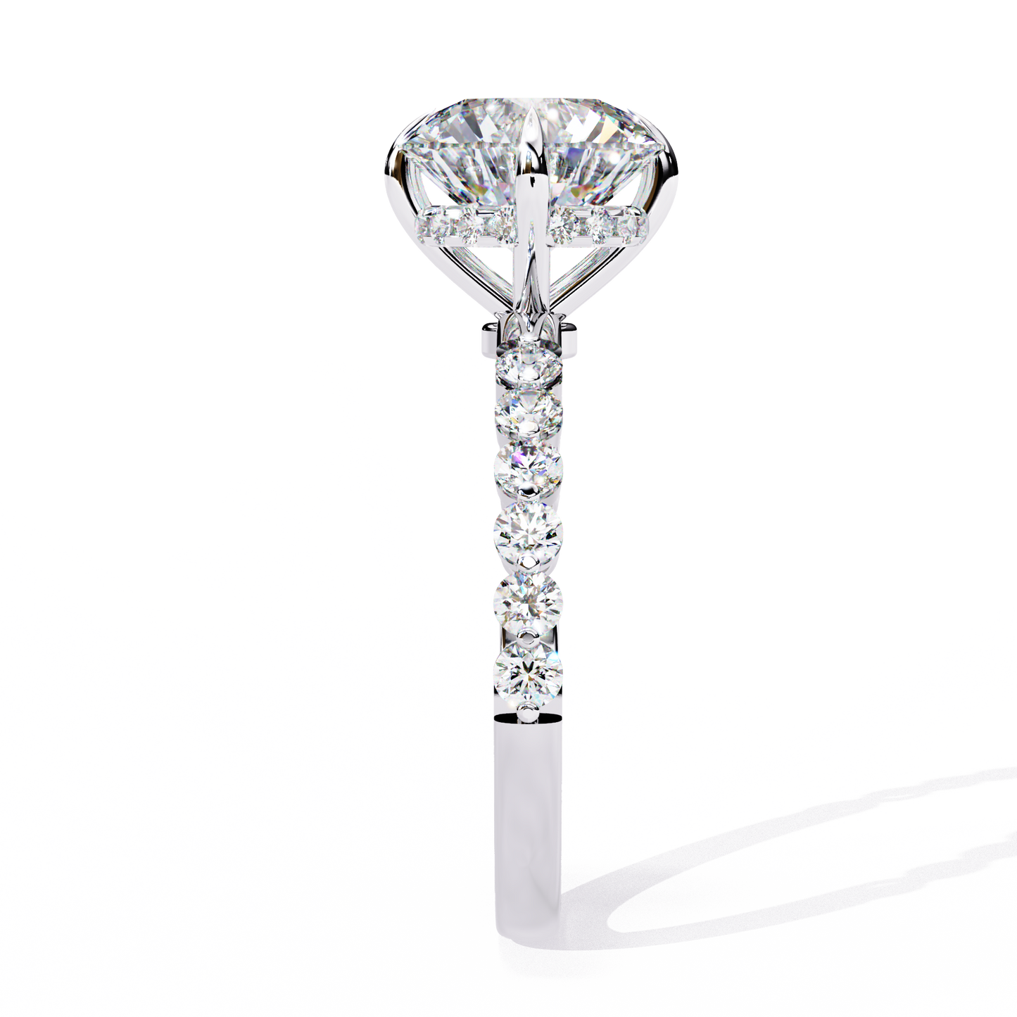 2.00 CT Round Cut Diamond Engagement Ring
