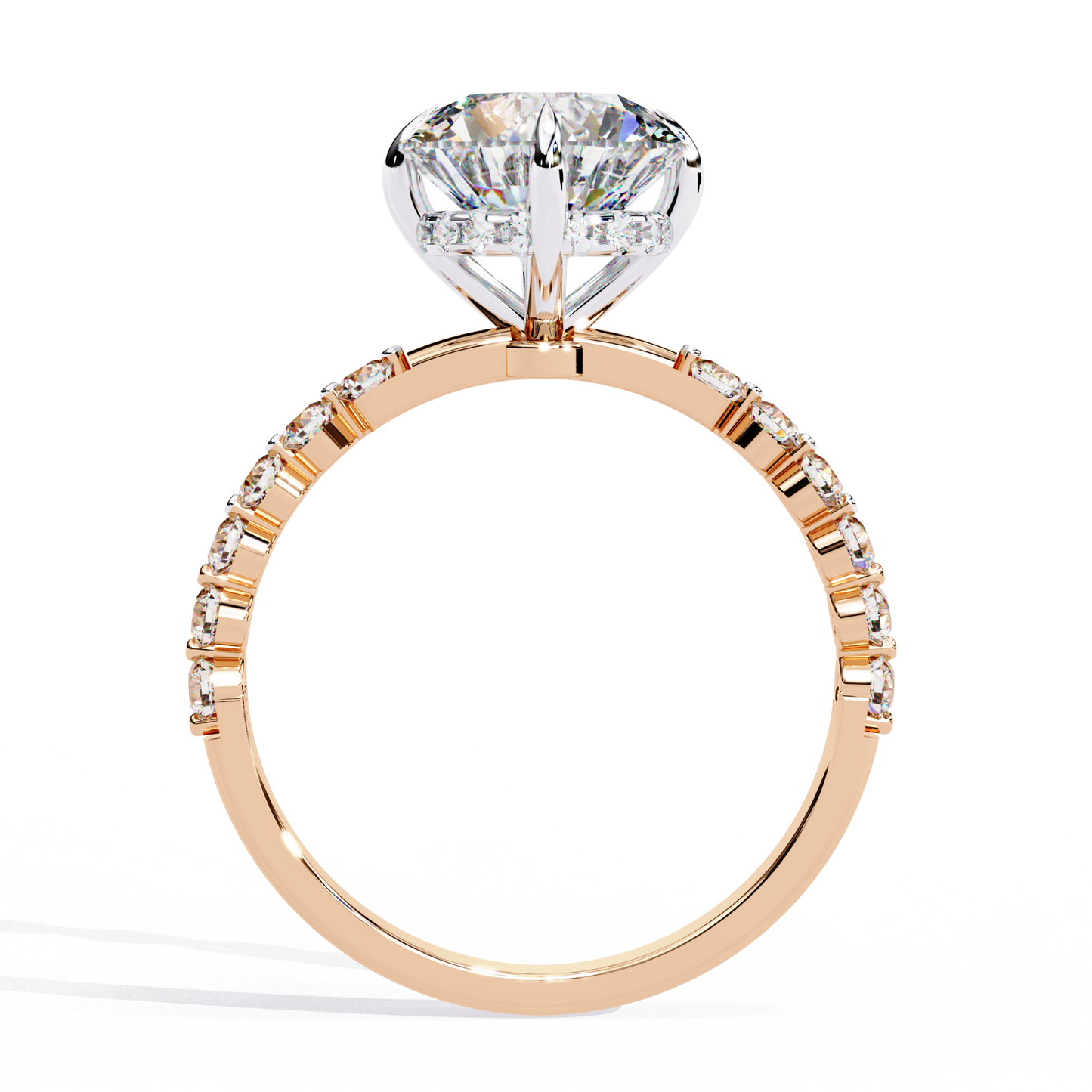 2.00 CT Round Cut Diamond Engagement Ring