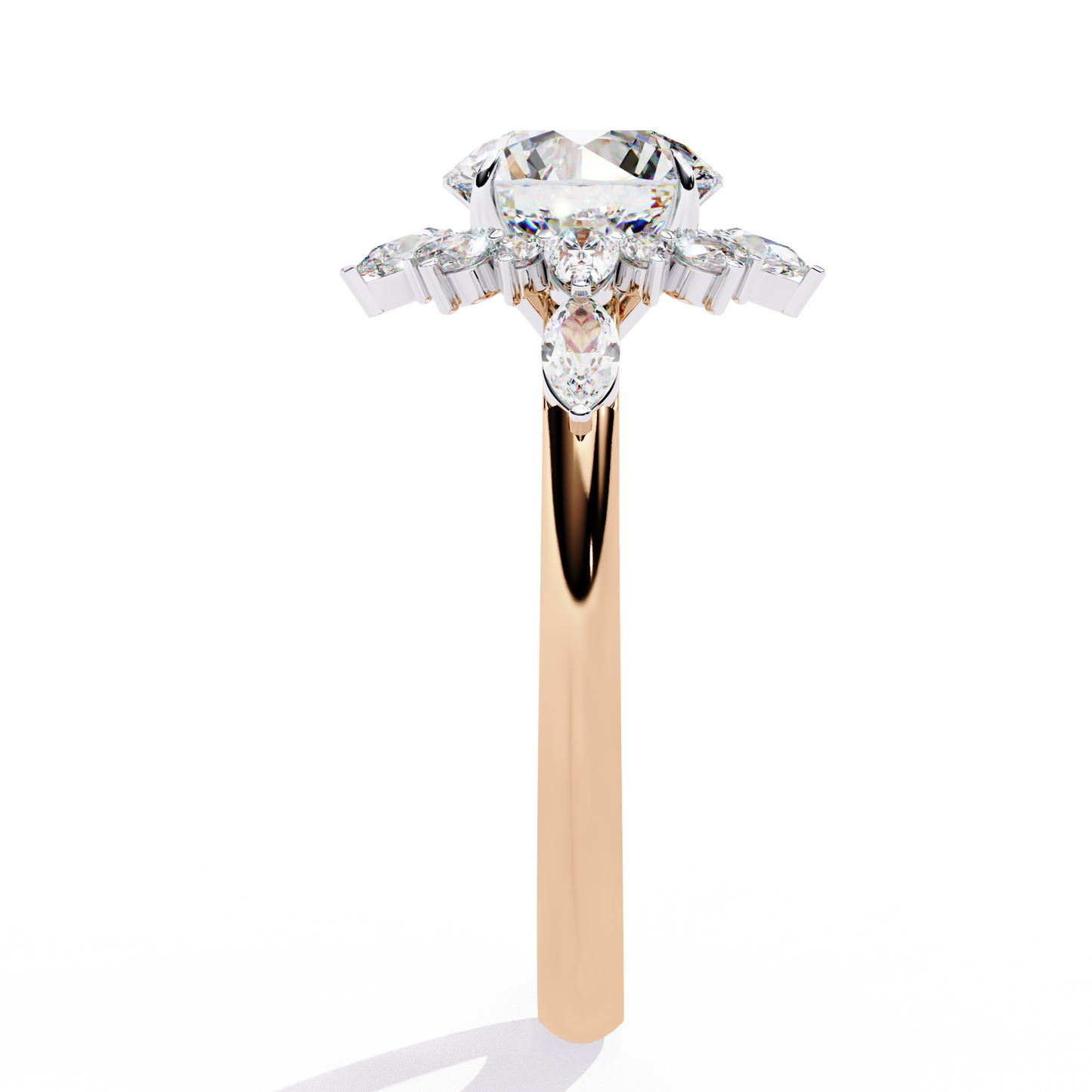 1.50 CT Round Cut Diamond Engagement Ring