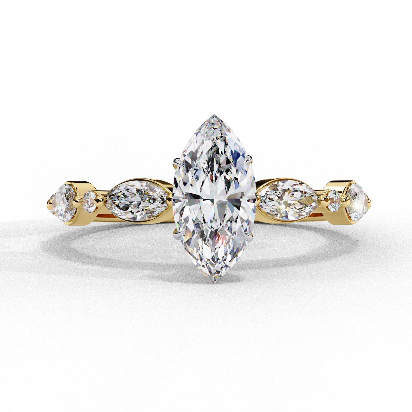 1.00 CT MARQUISE Cut Diamond Engagement Ring