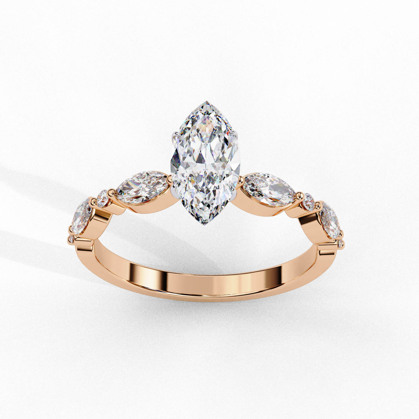 1.00 CT MARQUISE Cut Diamond Engagement Ring