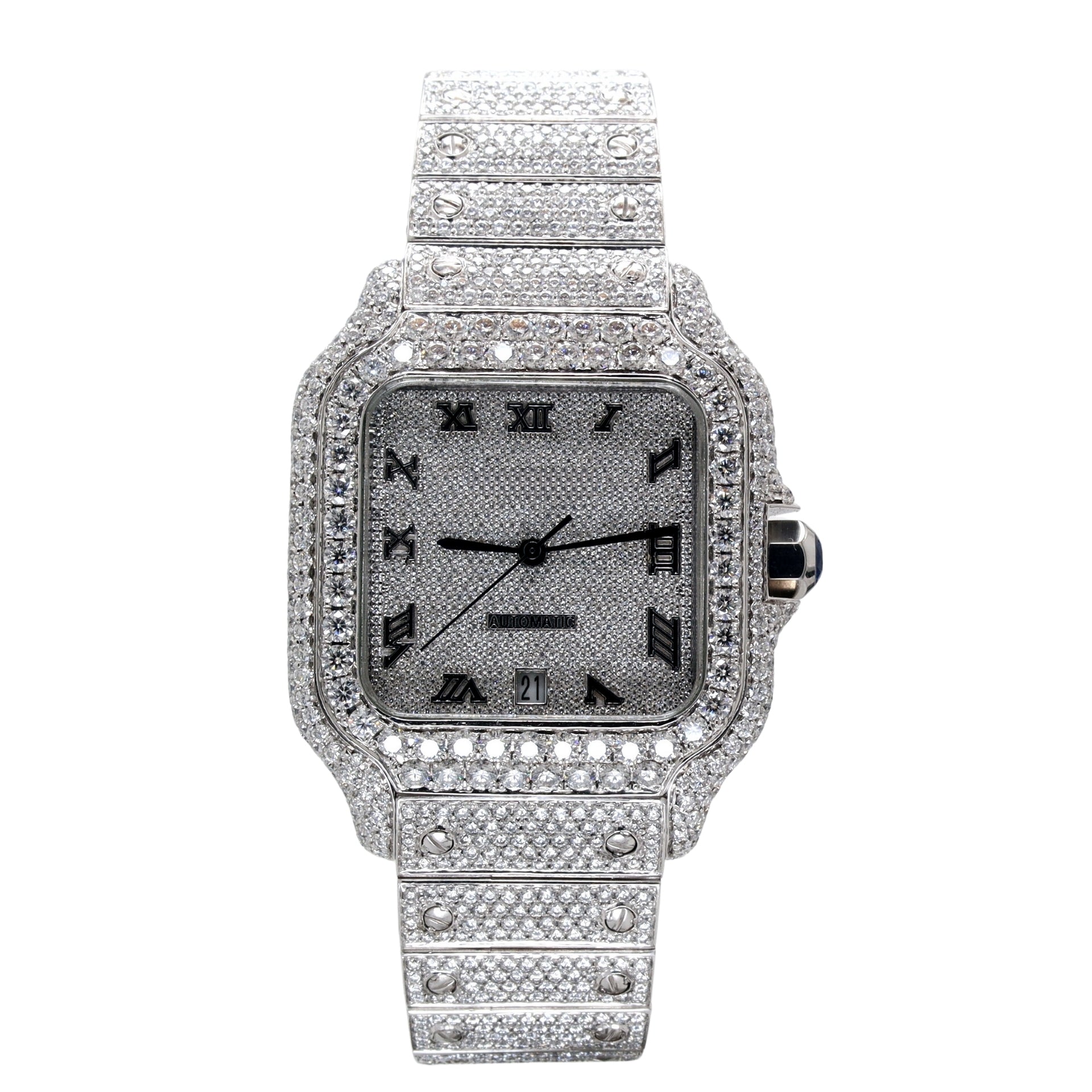 ICE Royal Premium Hand Set Diamond Studded Watch - Ulight Jewels