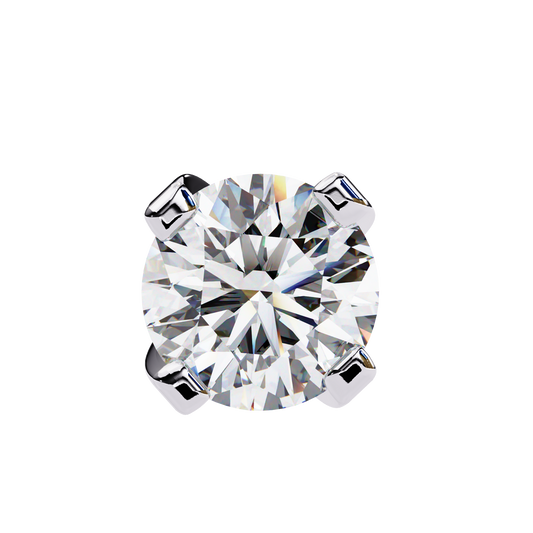 2.50 CT Round Cut Diamond 4 Prong Stud Earring - Ulight Jewels