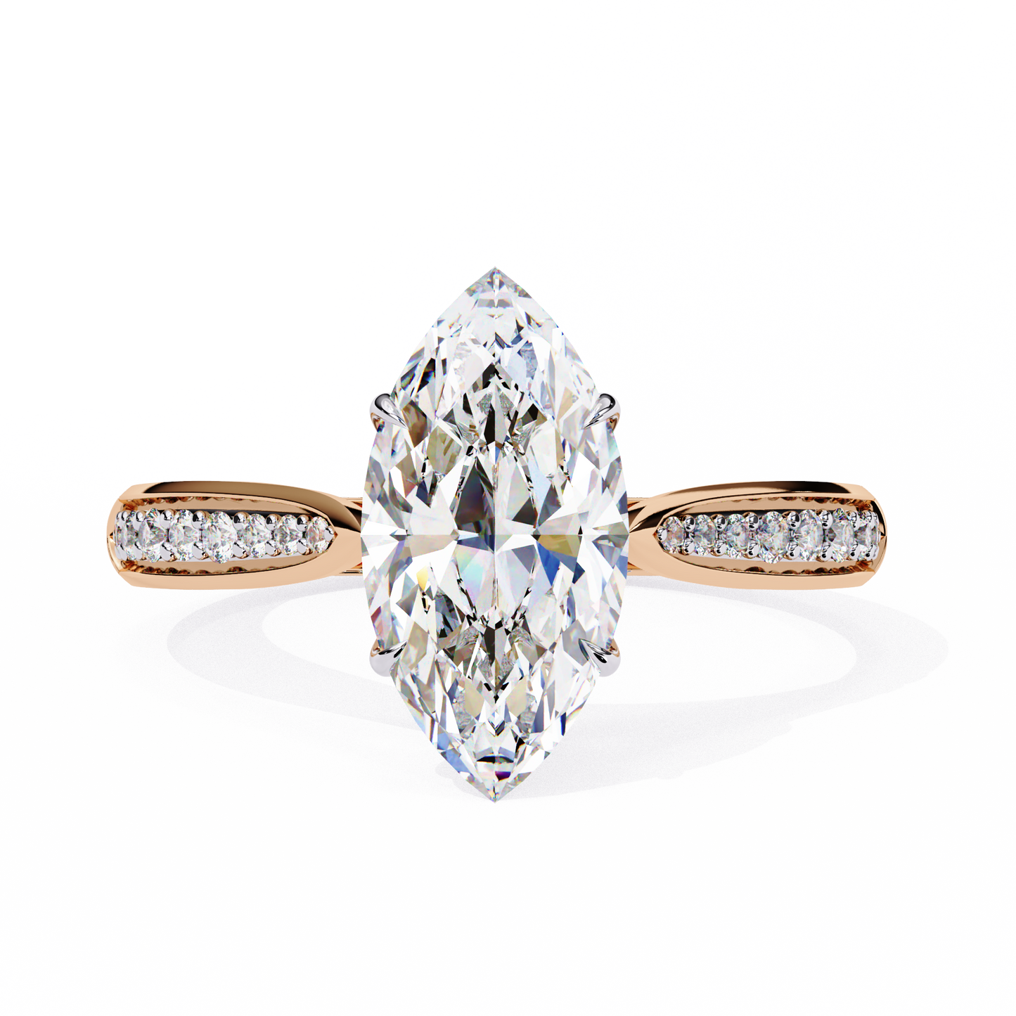 1.25 CT MARQUISE Cut Diamond Engagement Ring