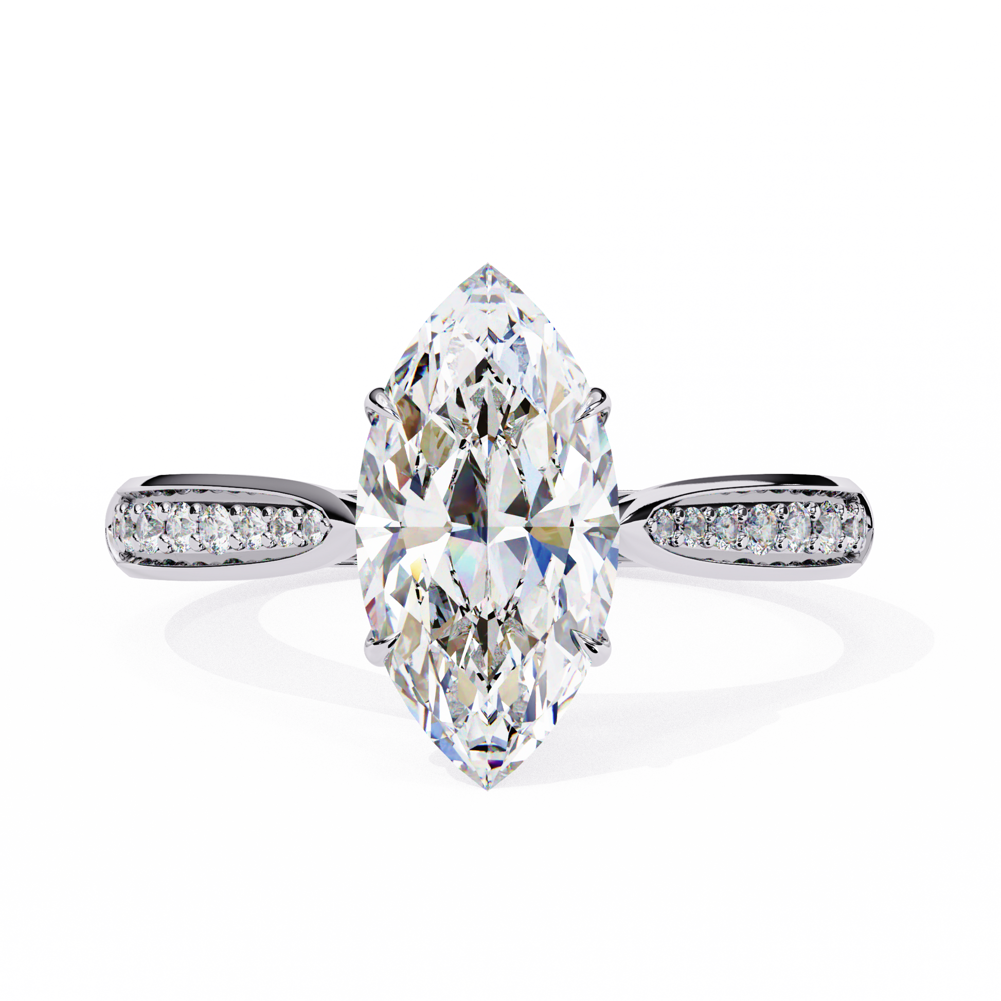 1.25 CT MARQUISE Cut Diamond Engagement Ring - Ulight Jewels