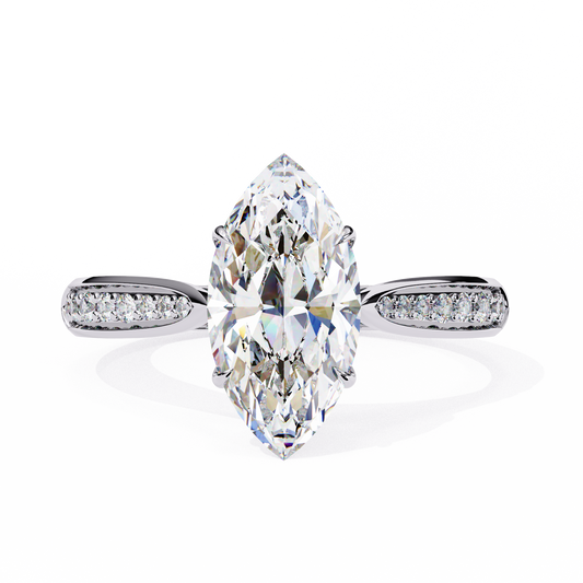 1.25 CT MARQUISE Cut Diamond Engagement Ring - Ulight Jewels