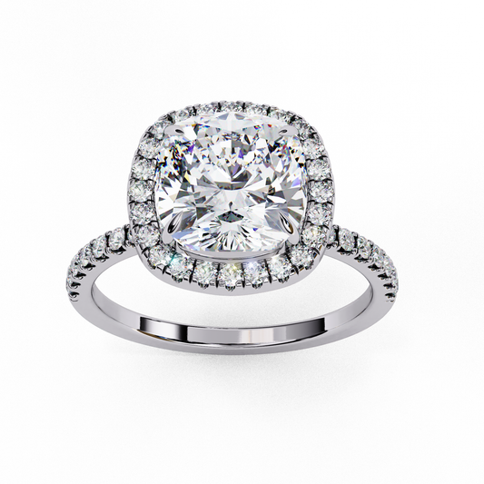 2.00 CT  Cushion Cut Diamond Engagement Ring - Ulight Jewels