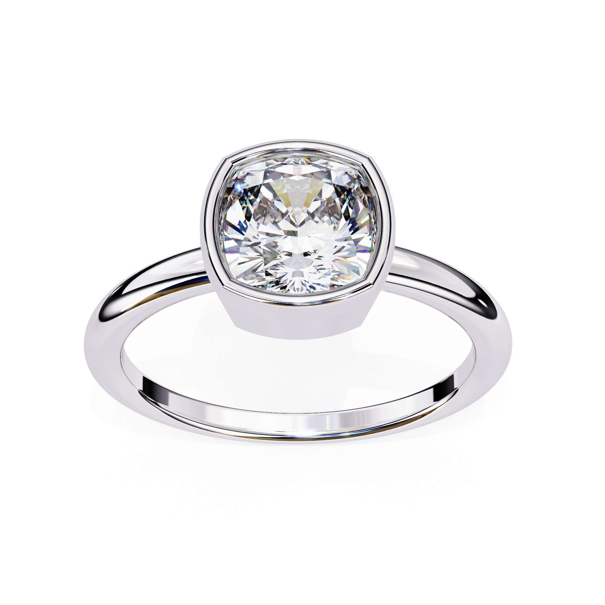 2.00 CT CUSHION Cut Diamond Engagement Ring - Ulight Jewels