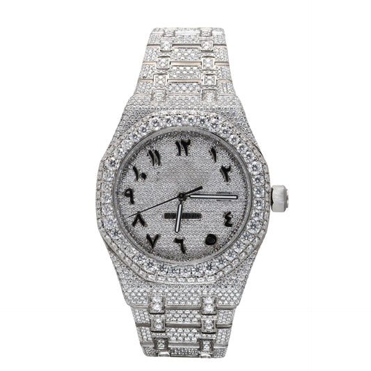 Premium Quality Round Cut Men's Diamond Watch - Ulight Jewels