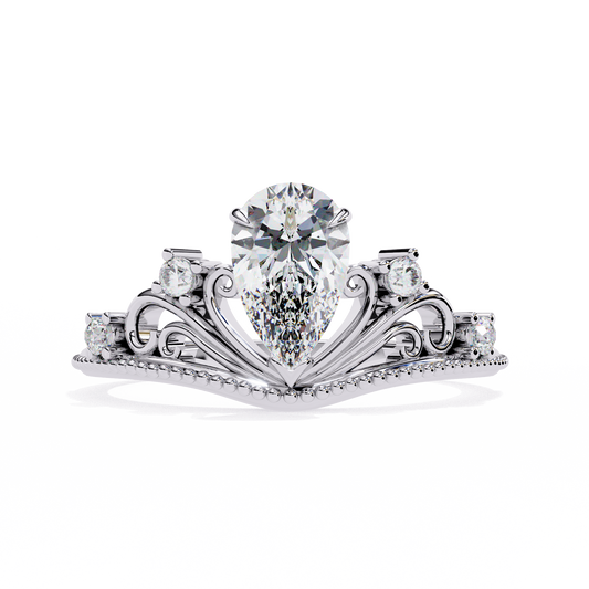 1.00 CT PEAR Cut Diamond Engagement Ring - Ulight Jewels