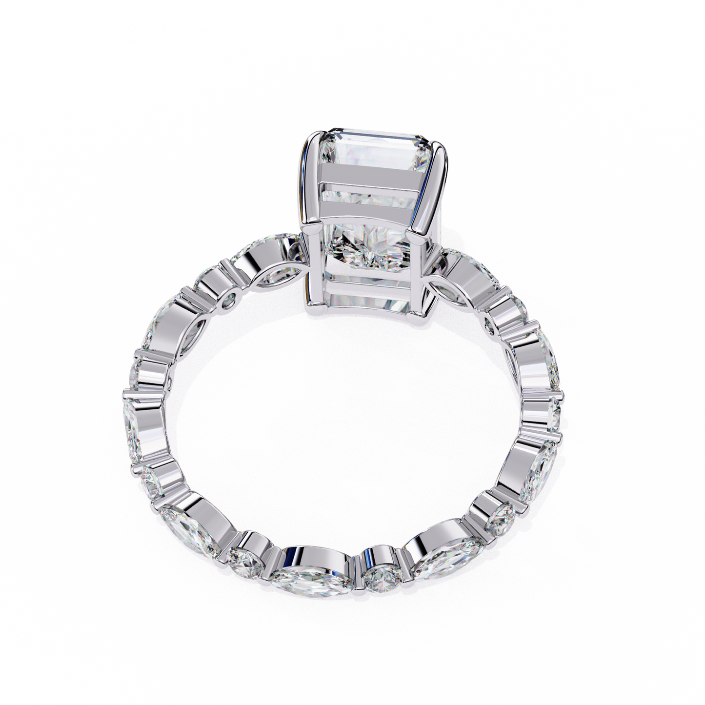 2.25 CT Radiant Cut Diamond Engagement Ring