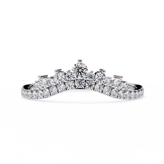 0.40 CT  Round Cut Diamond Engagement Band - Ulight Jewels