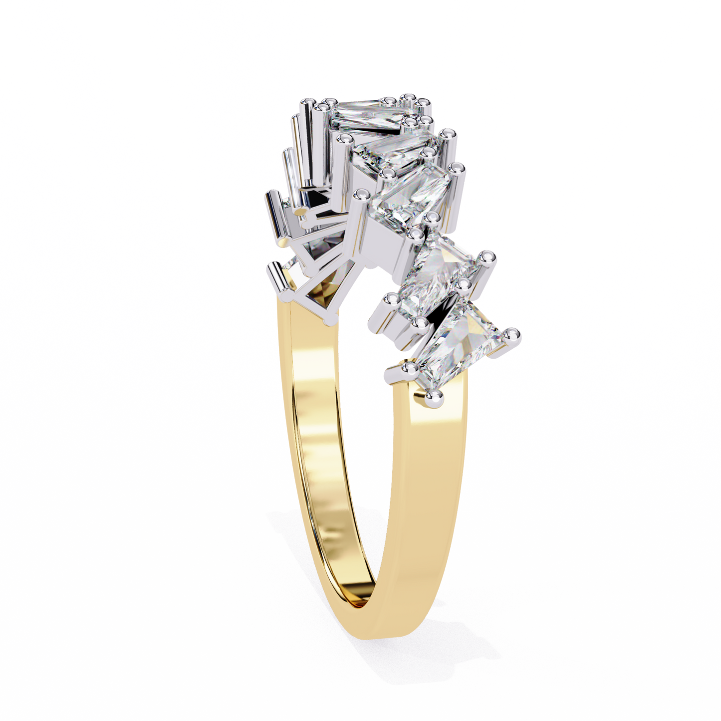 0.80 BAGUETTE Cut Diamond Engagement Band