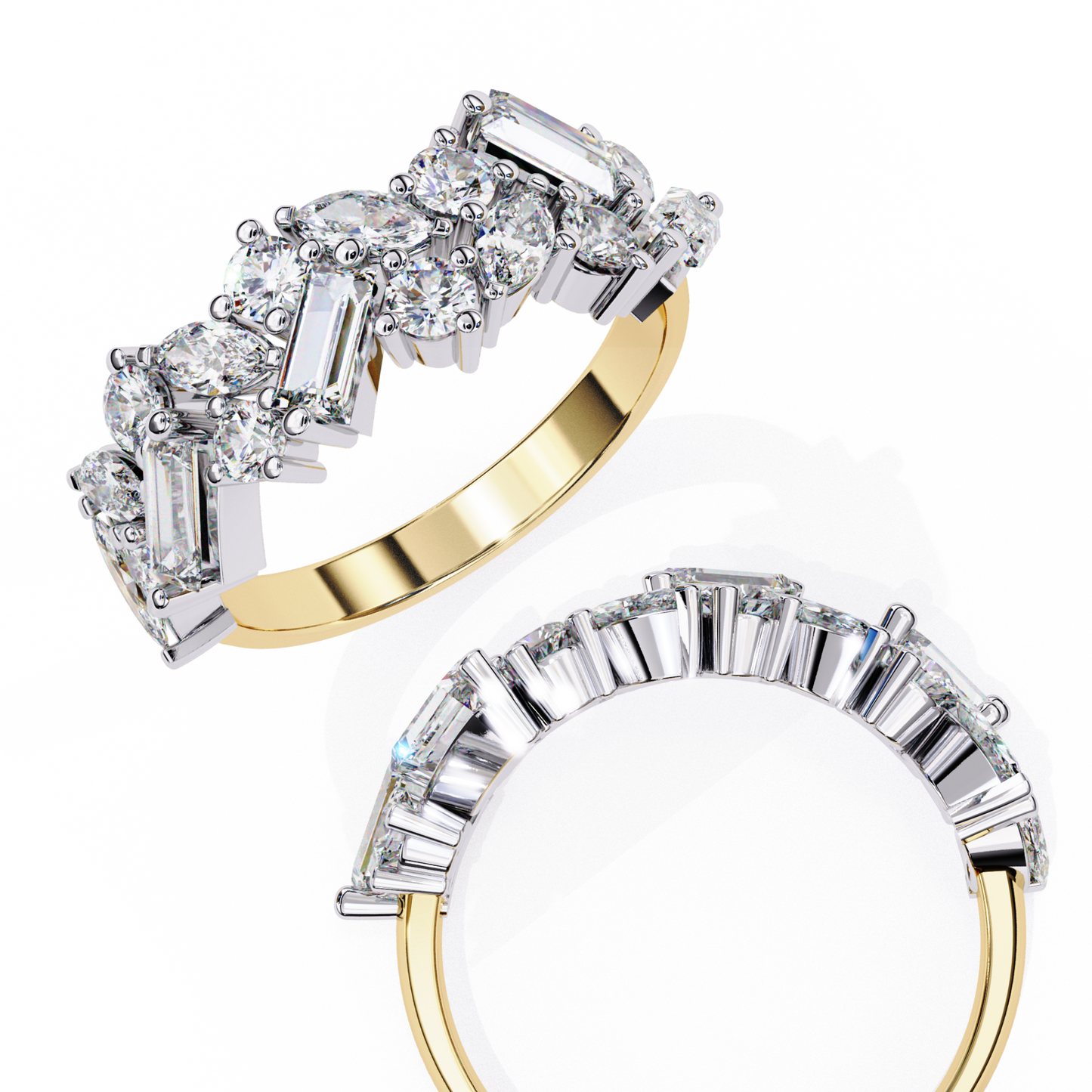 1.75 CT Cocktail Engagement Band