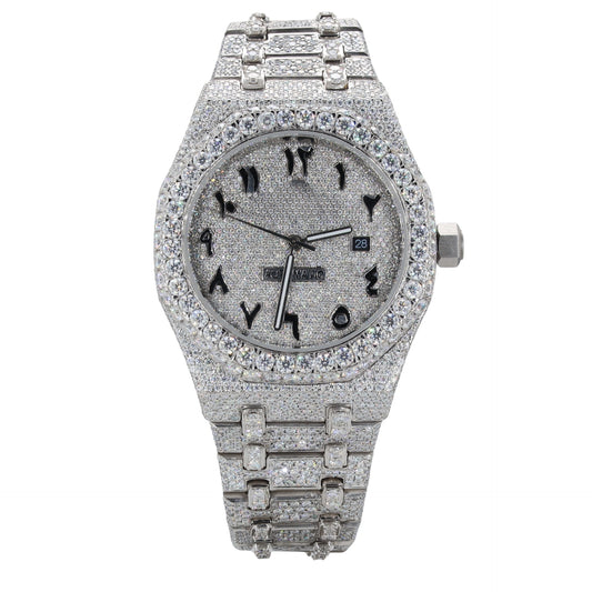 Quartz Hip Hop Wrist  Diamond Studded Watch - Ulight Jewels