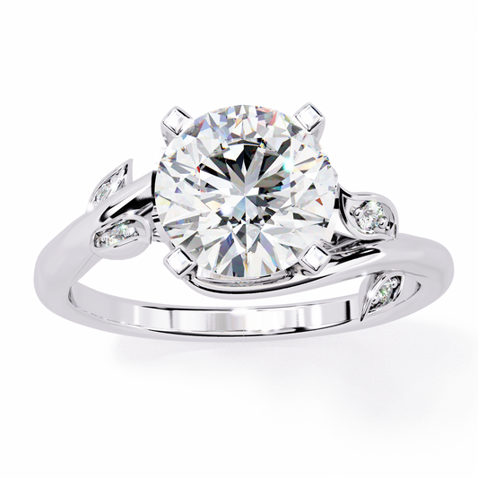 1.70 CT  Round  Cut Diamond Engagement Ring - Ulight Jewels