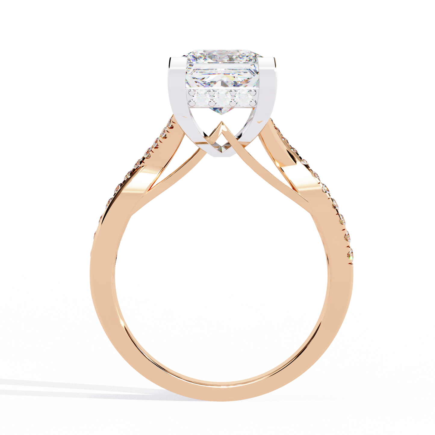 2.50 CT PRINCESS Cut Diamond Engagement Ring