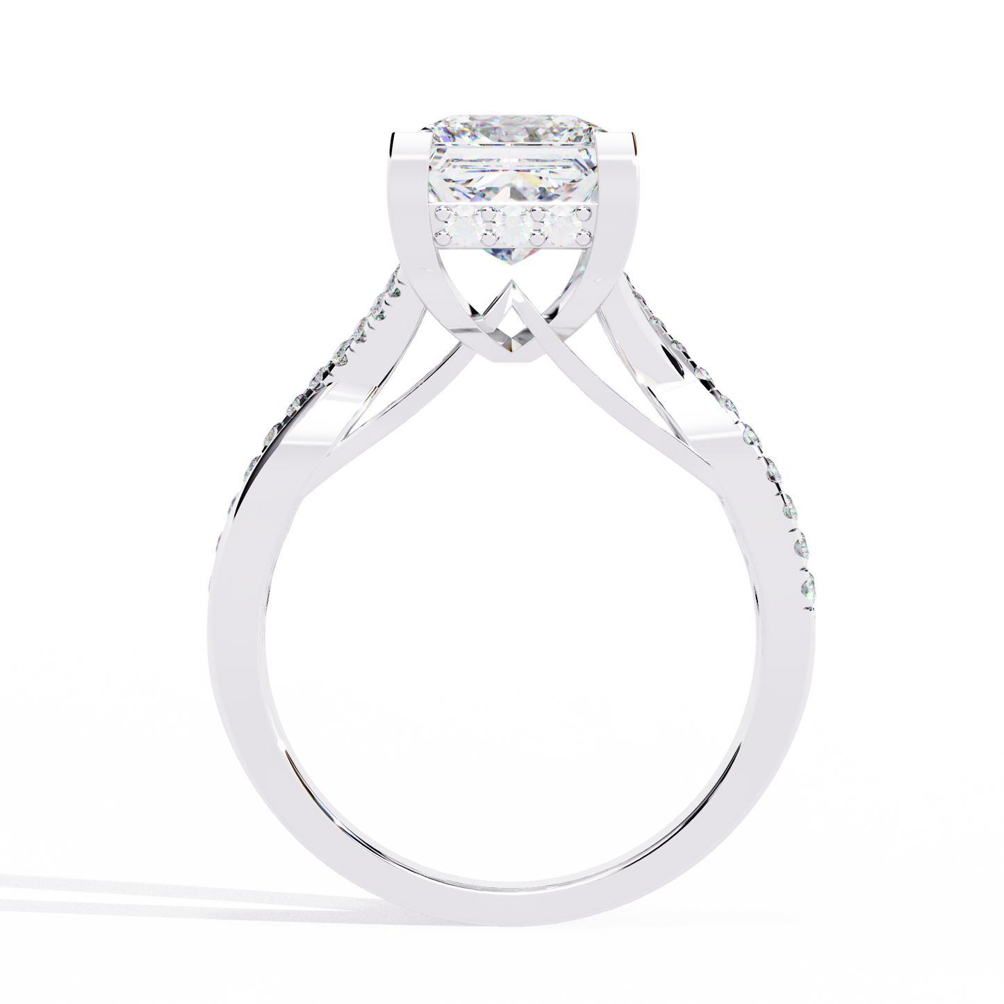 2.50 CT PRINCESS Cut Diamond Engagement Ring