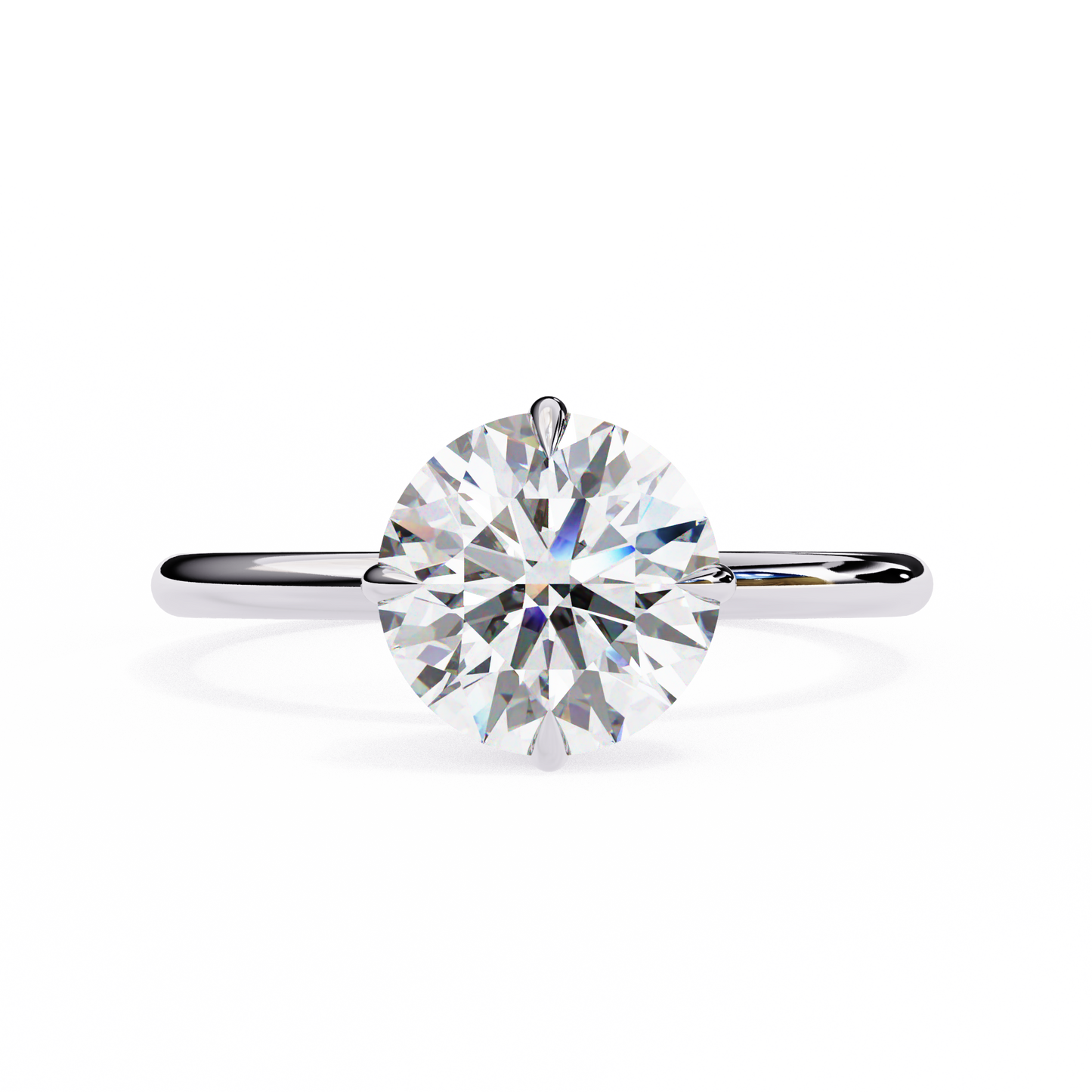 2.00 CT Round Cut  Diamond Engagement Ring - Ulight Jewels