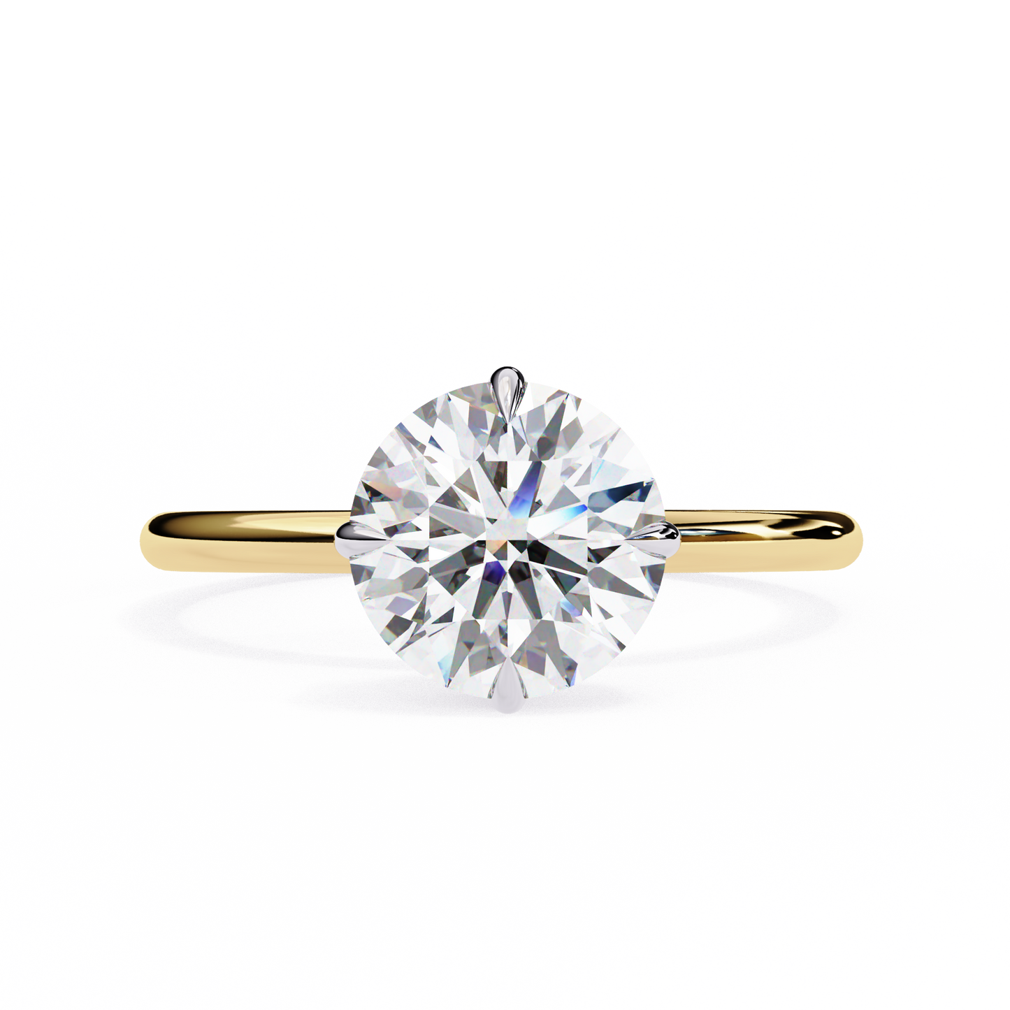 2.00 CT Round Cut  Diamond Engagement Ring