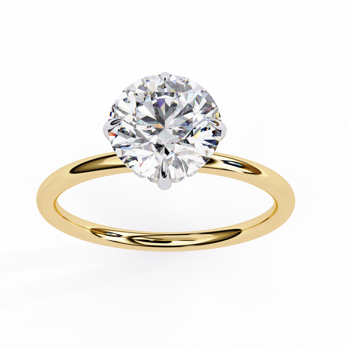 2.00 CT Round Cut  Diamond Engagement Ring