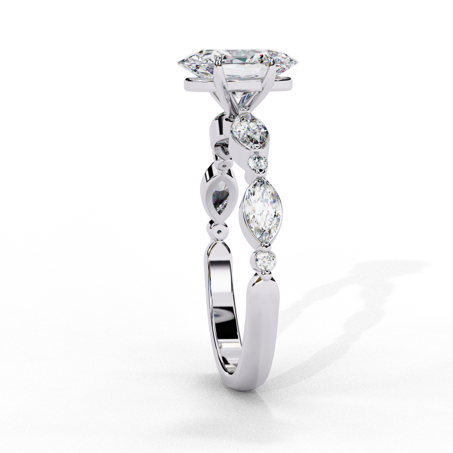 1.50 CT OVAL Cut Diamond Engagement Ring