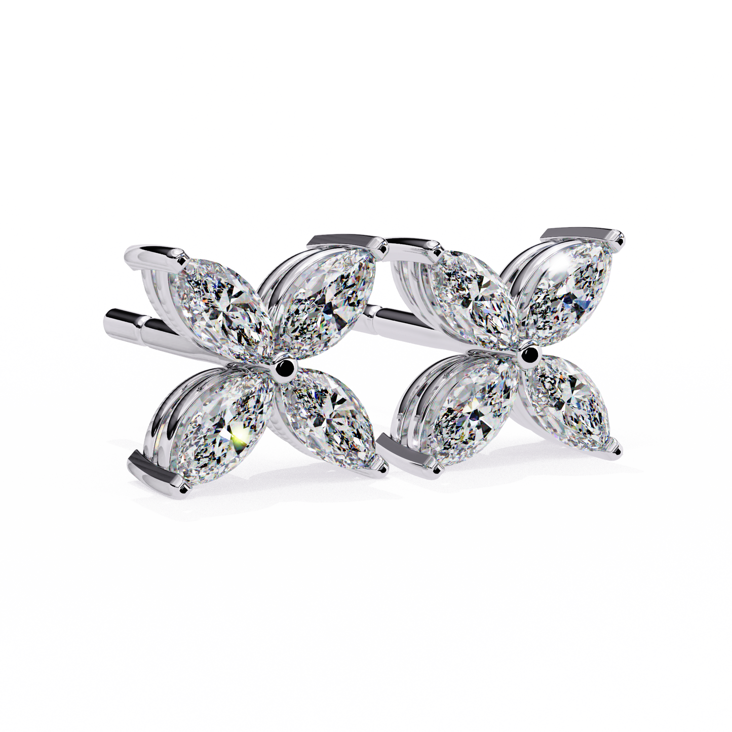 0.95 CT  Marquise Cut Diamond Casual Stud Earring - Ulight Jewels