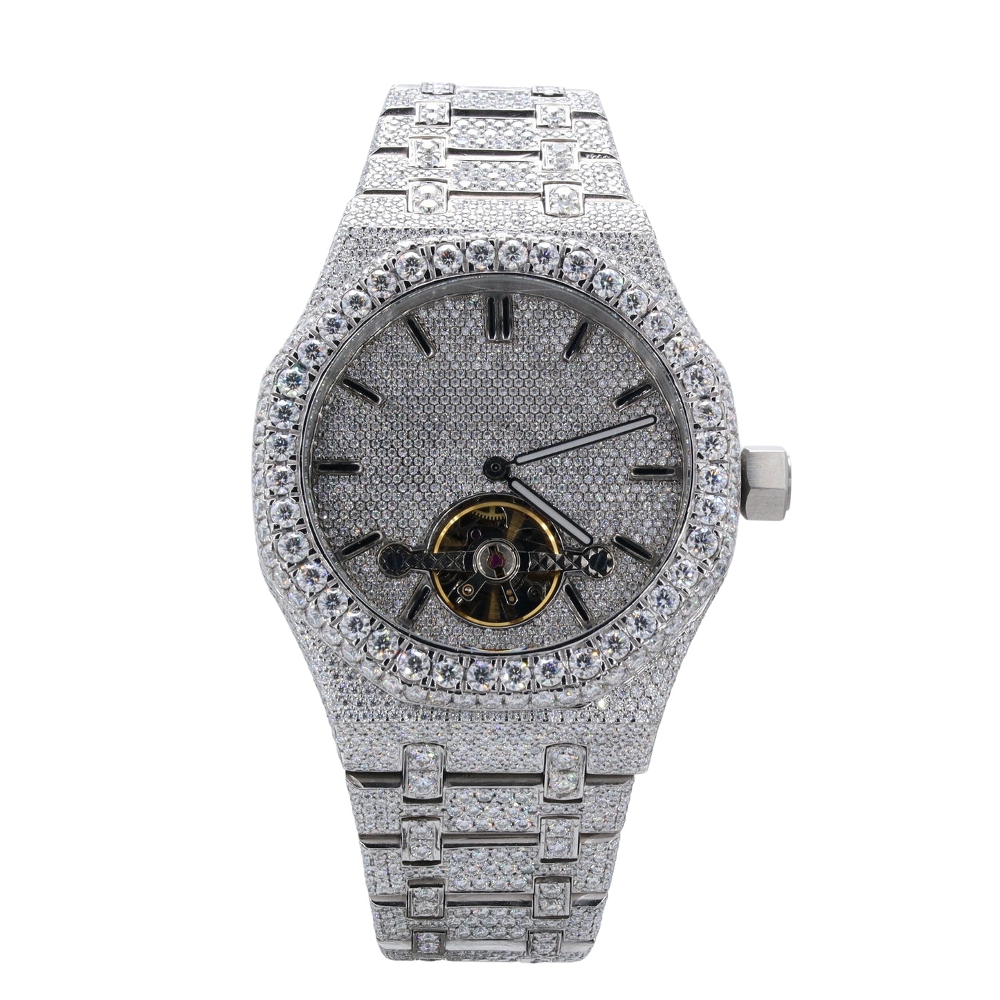 Iced Out Hip Hop Luxury Diamond Studded Watch - Ulight Jewels