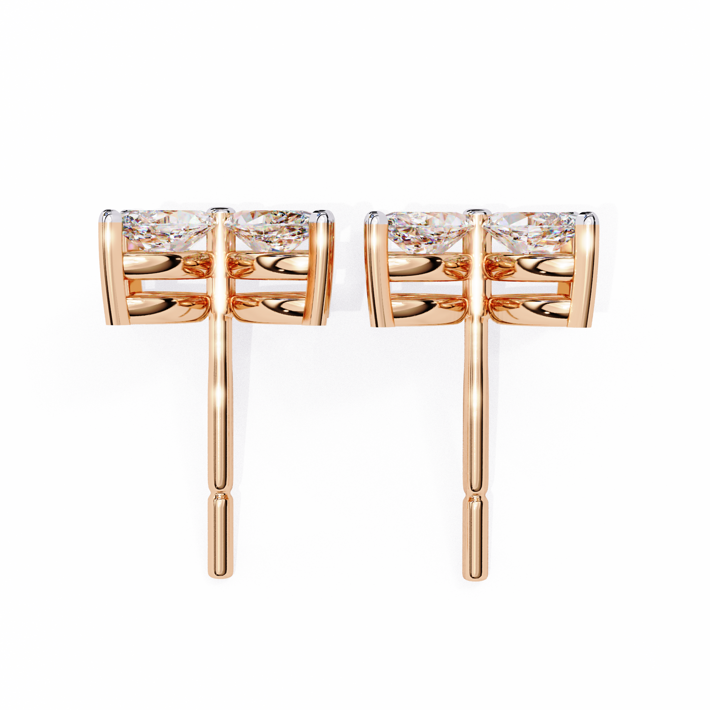 0.95 CT  Marquise Cut Diamond Casual Stud Earrings