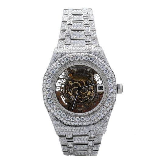 Stainless Steel Diamond Men's Watch - Classic - Ulight Jewels