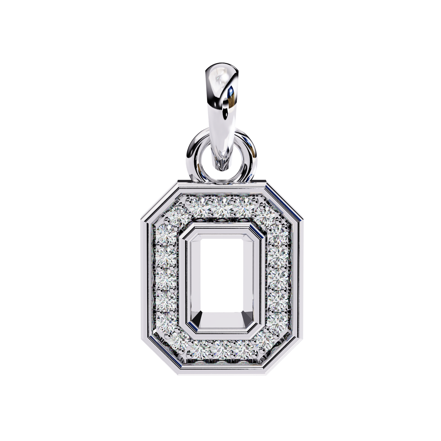 0.20 CT Round Cut Diamond Pendant - Ulight Jewels