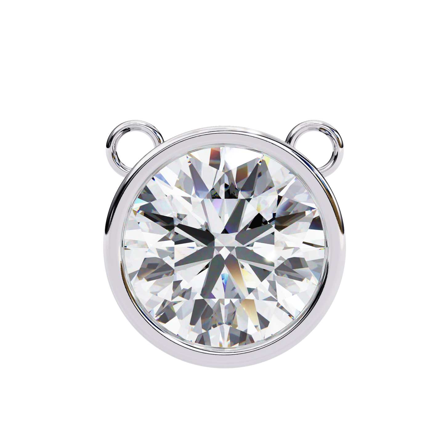 2.00  CT Round Cut Diamond Pendant - Ulight Jewels