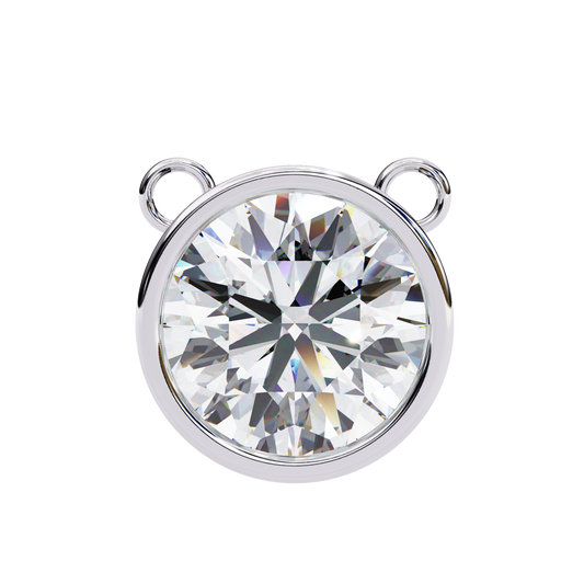 2.00  CT Round Cut Diamond Pendant - Ulight Jewels