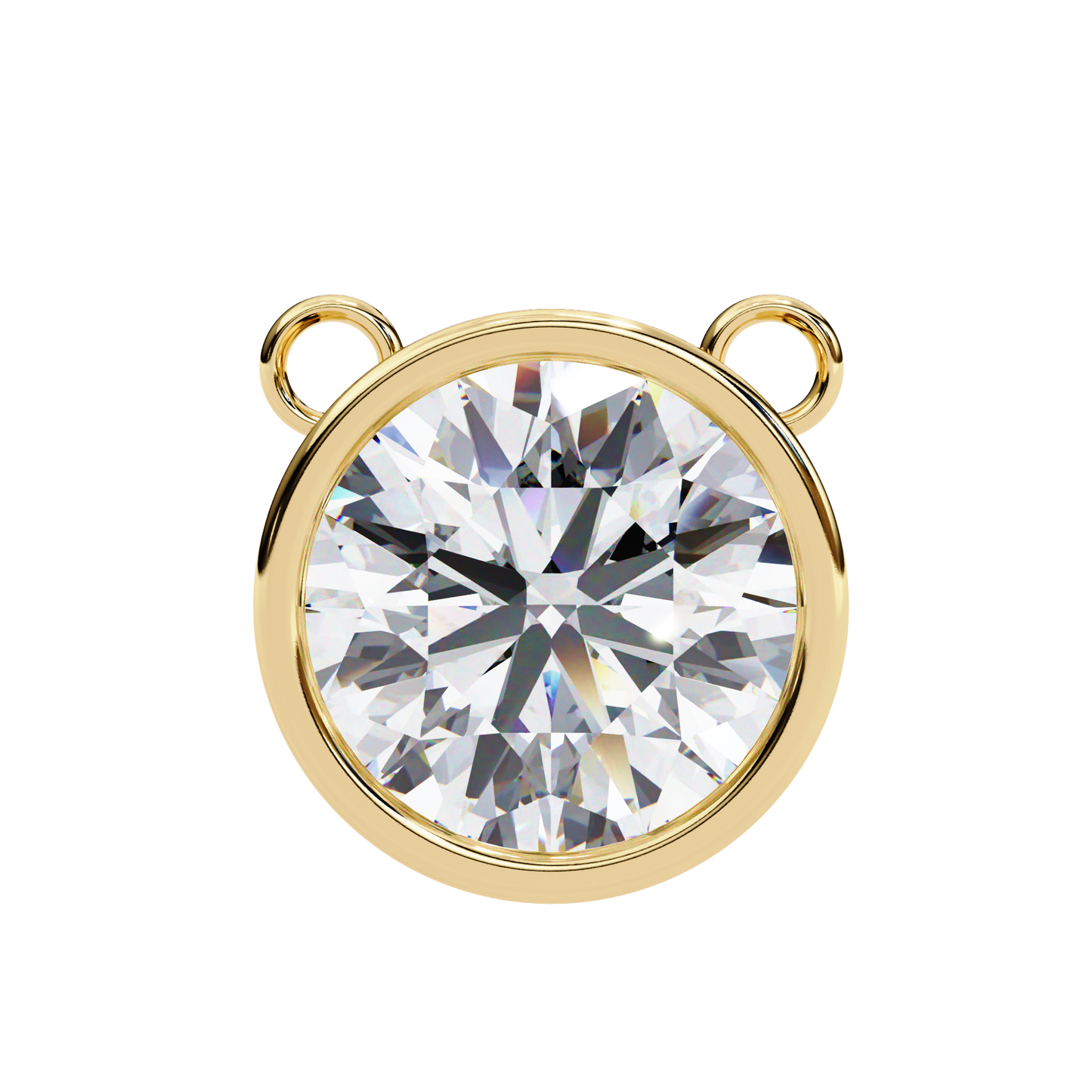 2.00  CT Round Cut Diamond Pendant