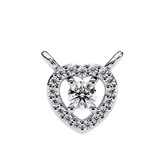 0.20 CT Round Cut Diamond Pendant - Ulight Jewels