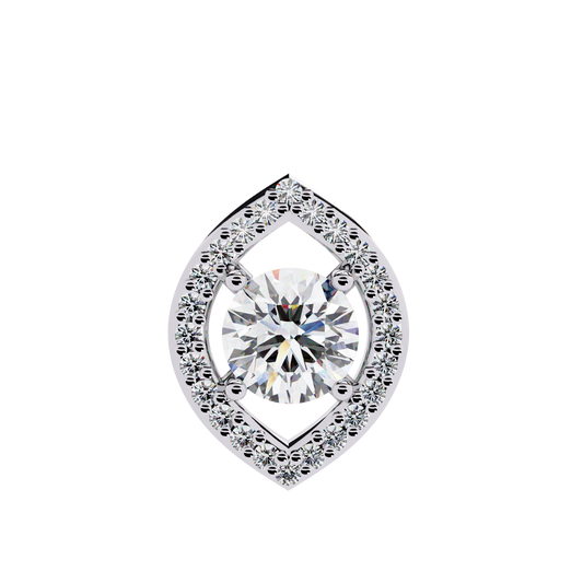 0.50 CT Round Cut Diamond Pendant - Ulight Jewels