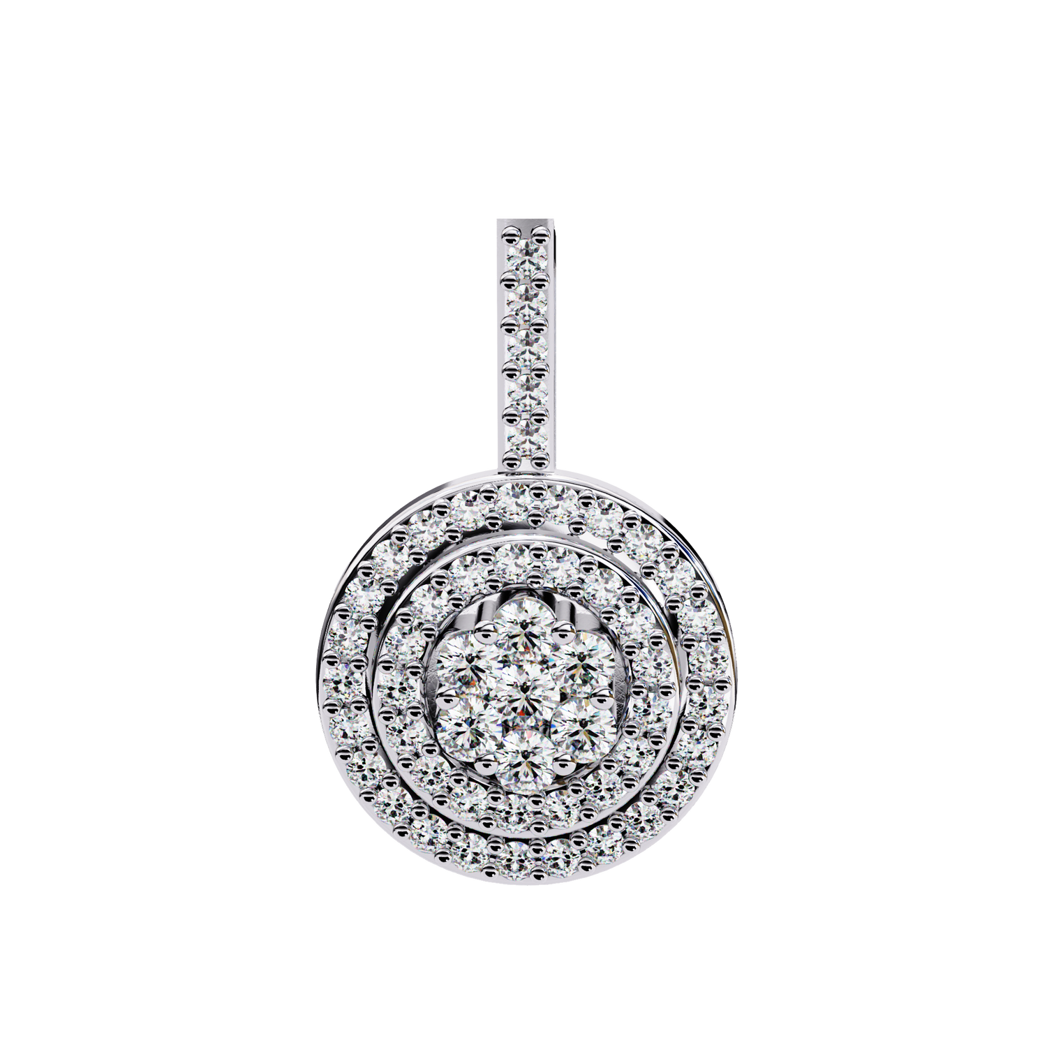 0.33 CT Round  Cut Diamond Pendant - Ulight Jewels