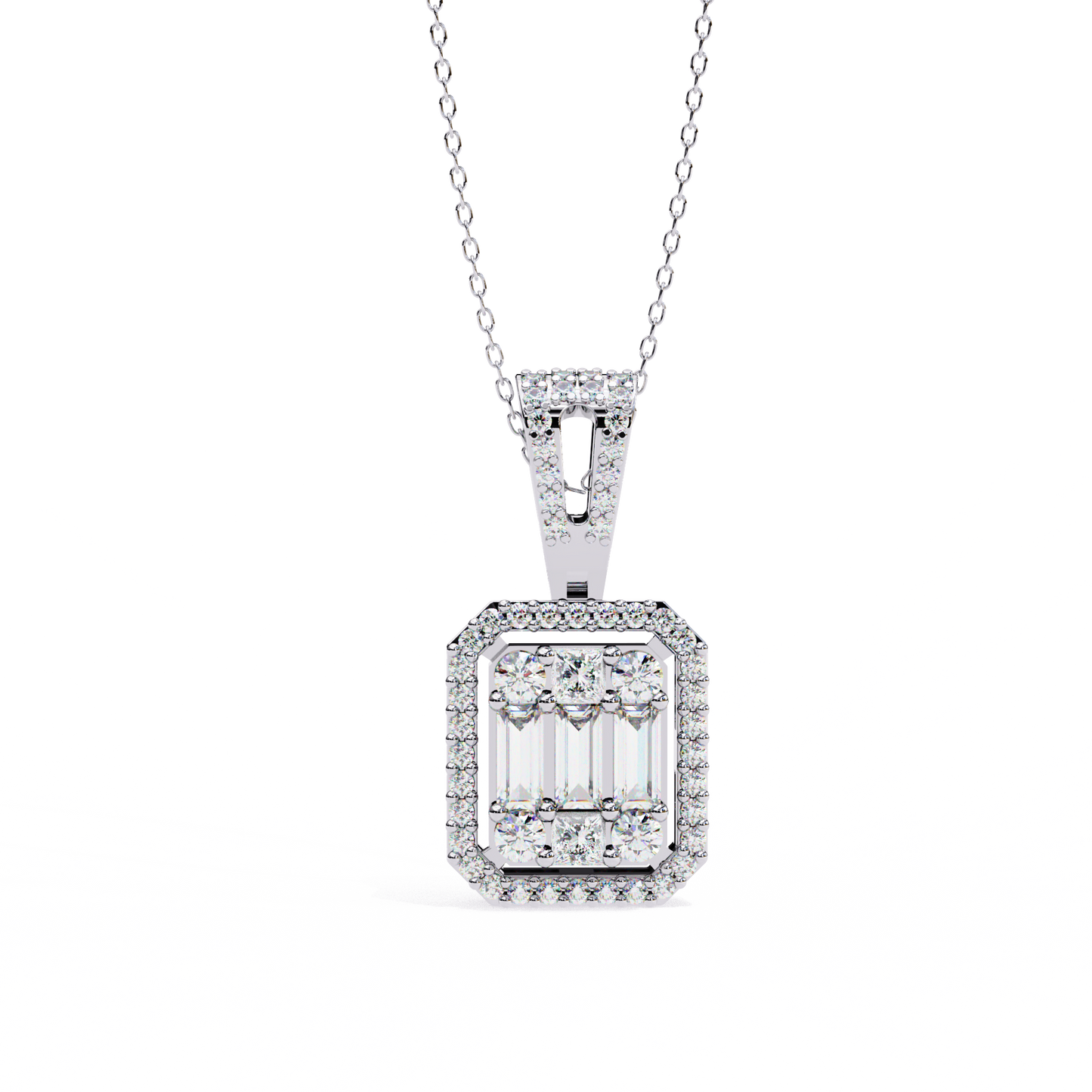 0.95 CT Fancy Diamond Pendant