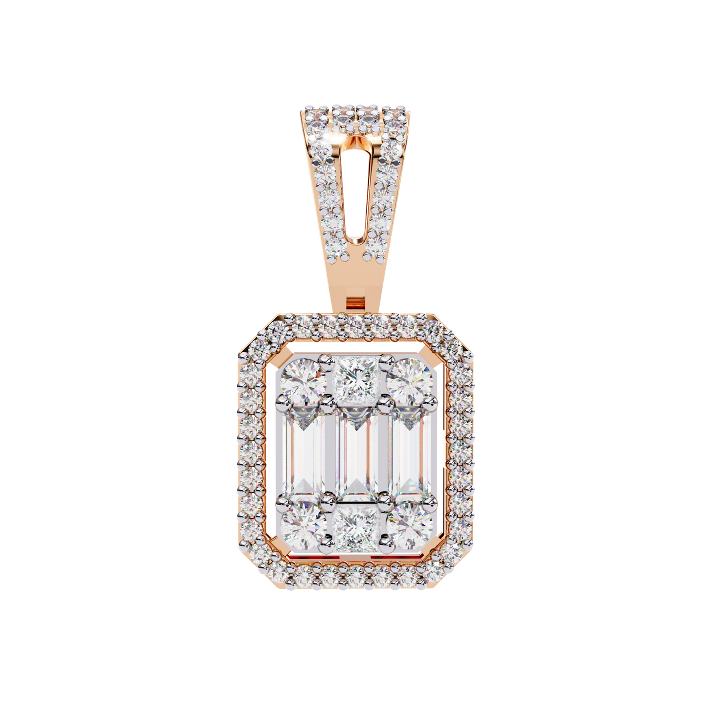 0.95 CT Fancy Diamond Pendant