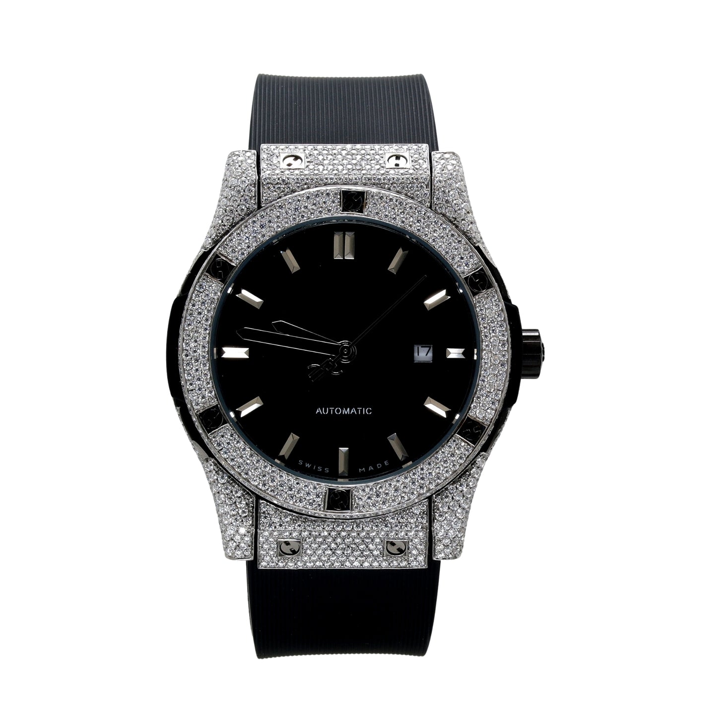 Semi Diamond Studded Casual Watch for Men - Ulight Jewels