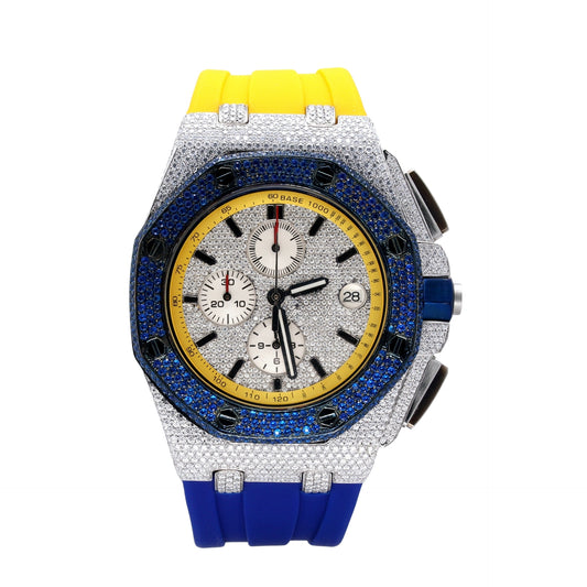 Hip Hop Styled Unique Diamond Watch - Ulight Jewels