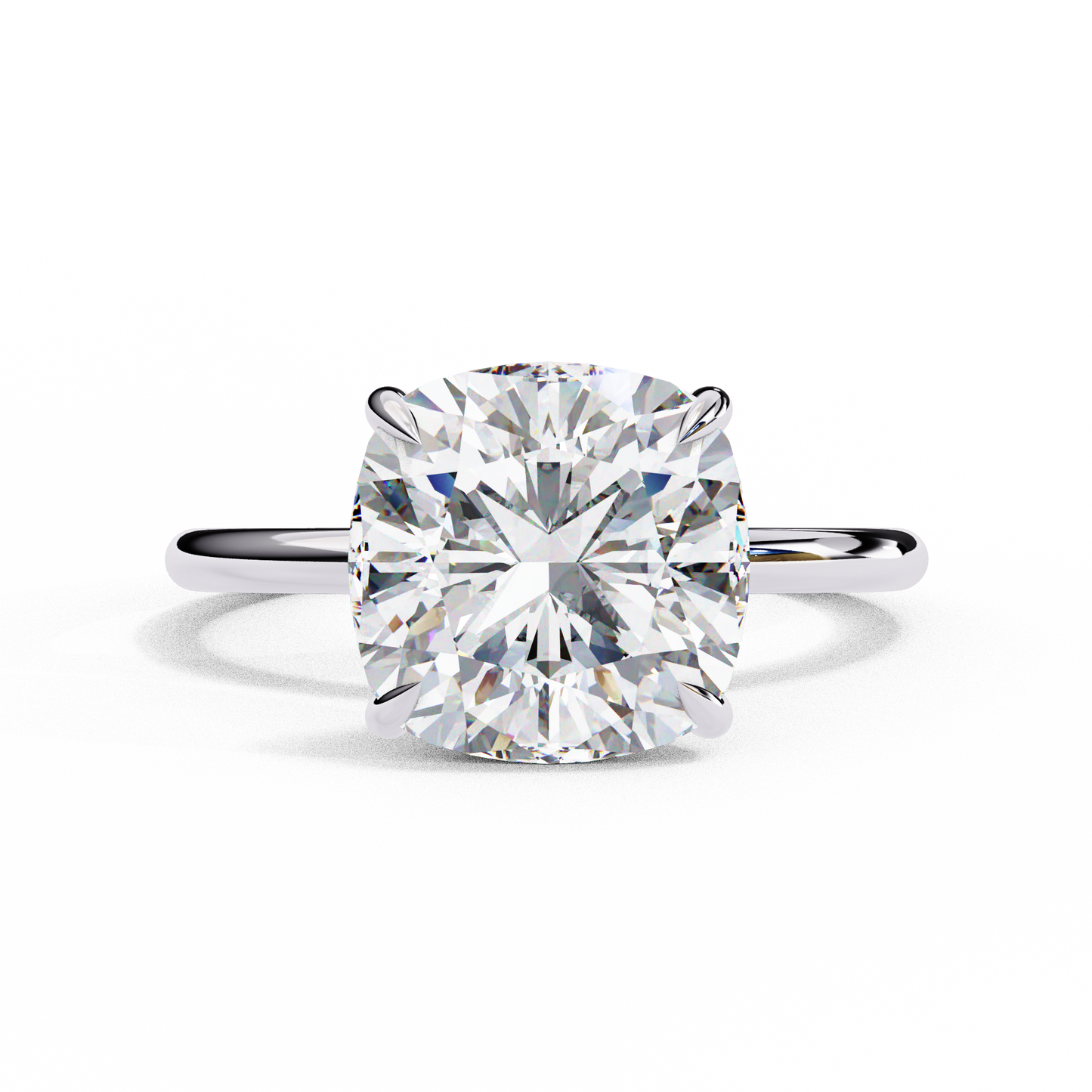 3.50 CT  Cushion Cut Diamond Engagement Ring - Ulight Jewels