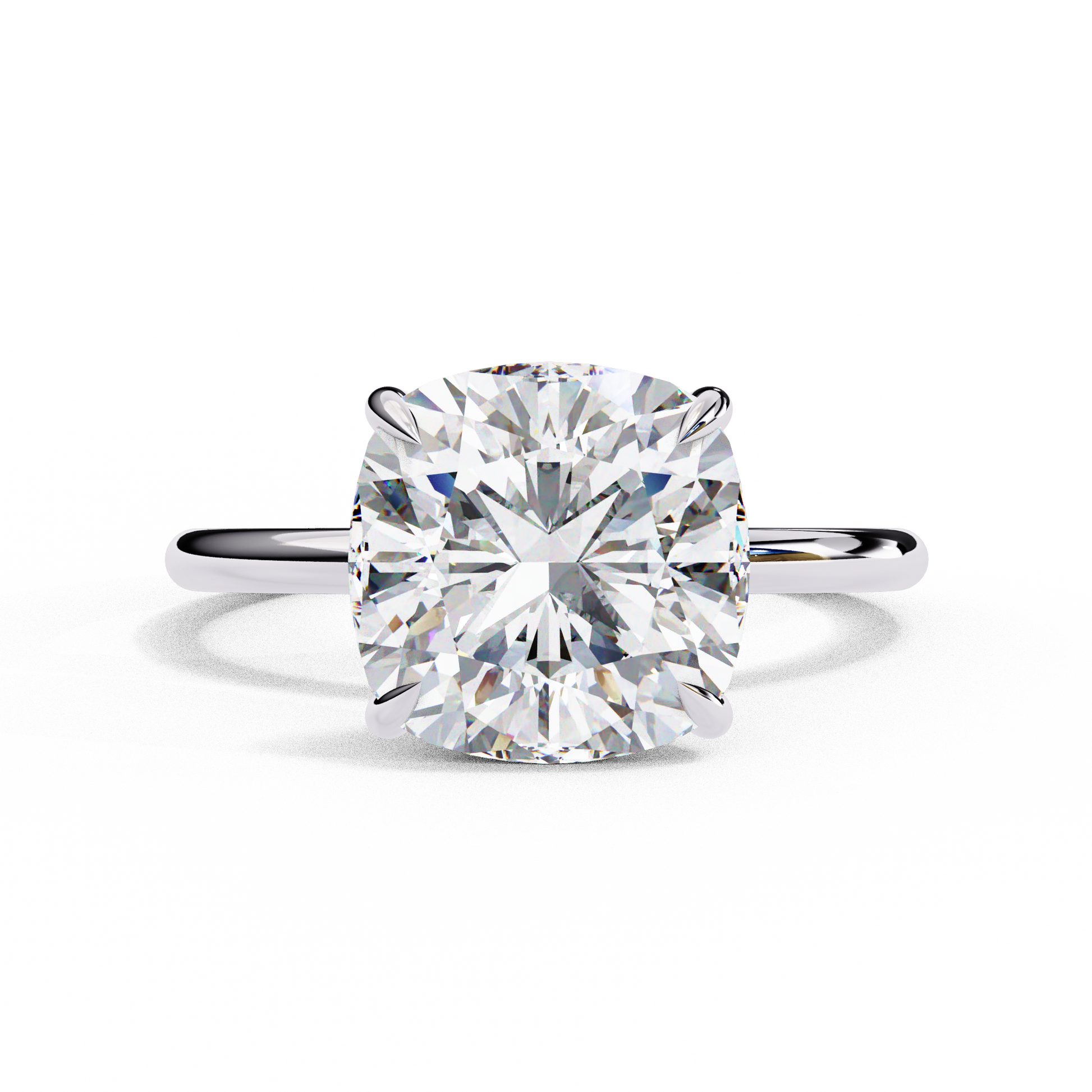 3.50 CT  Cushion Cut Diamond Engagement Ring - Ulight Jewels