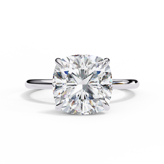 3.50 CT  Cushion Cut Diamond Engagement Ring - Ulight Jewels