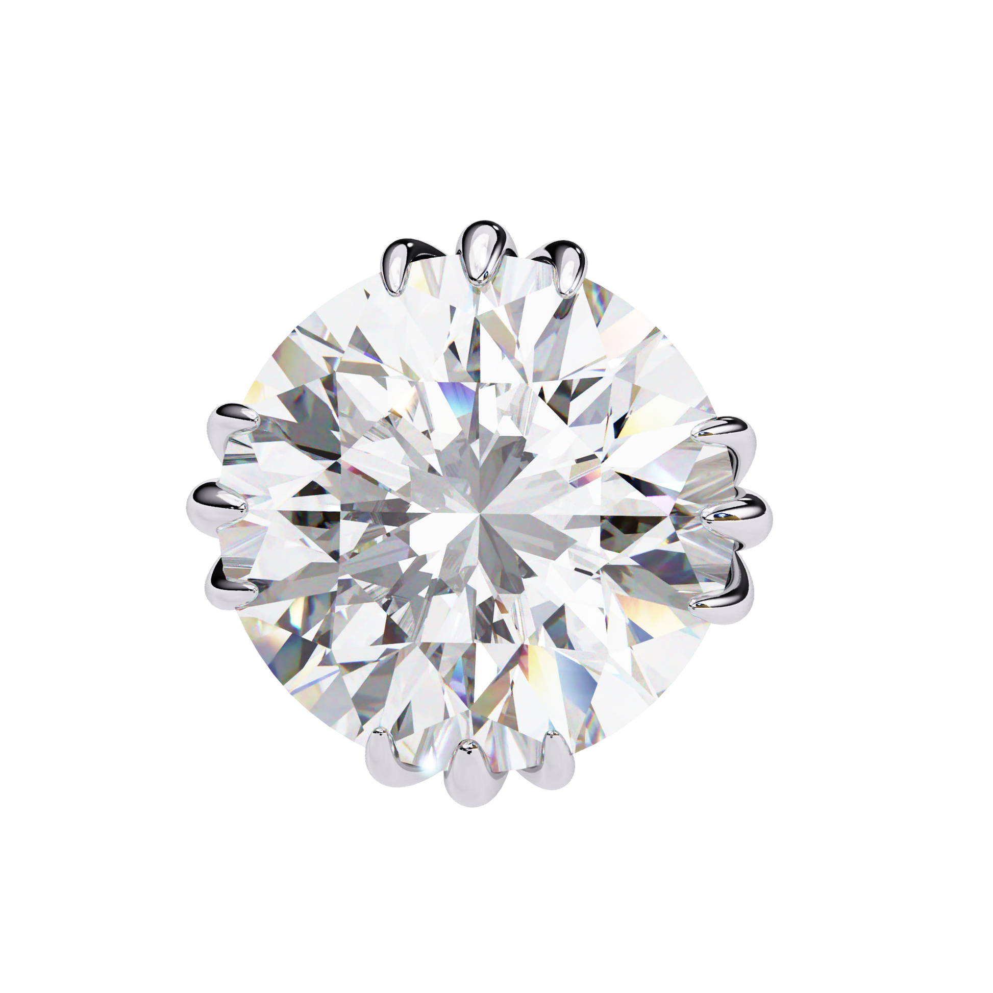 2.50 CT Round Cut Diamond Stud Earrings  - Ulight Jewels